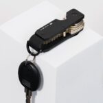 black aluminum key organizer